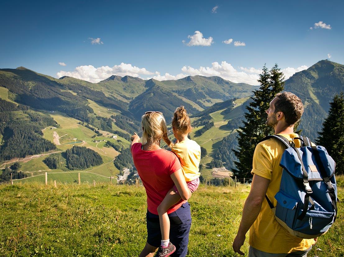 sommer urlaub saalbach